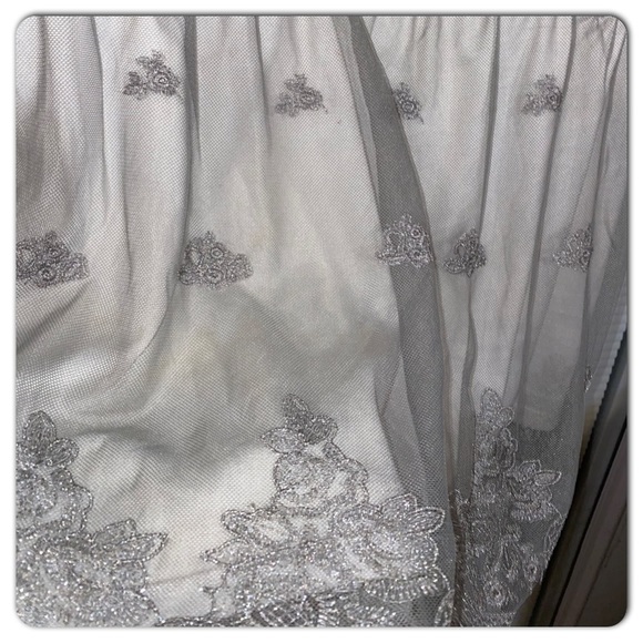 Torrid Size 1  Grey mesh babydoll tank - Picture 4 of 4